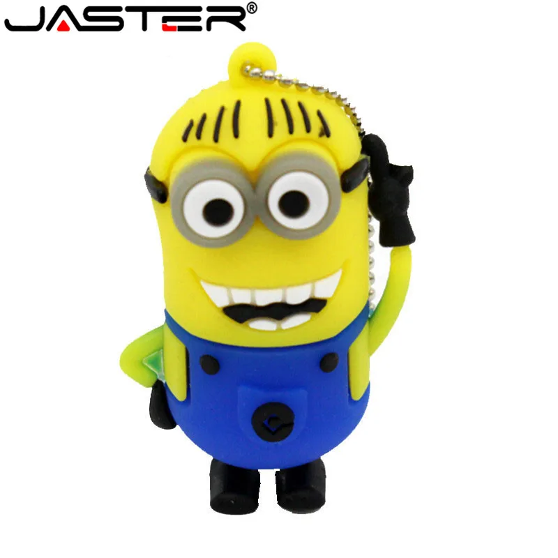 JASTER Миньоны usb флеш накопитель Милый Гадкий я 2 Флешка 0 4 ГБ 8 16 32 карта памяти