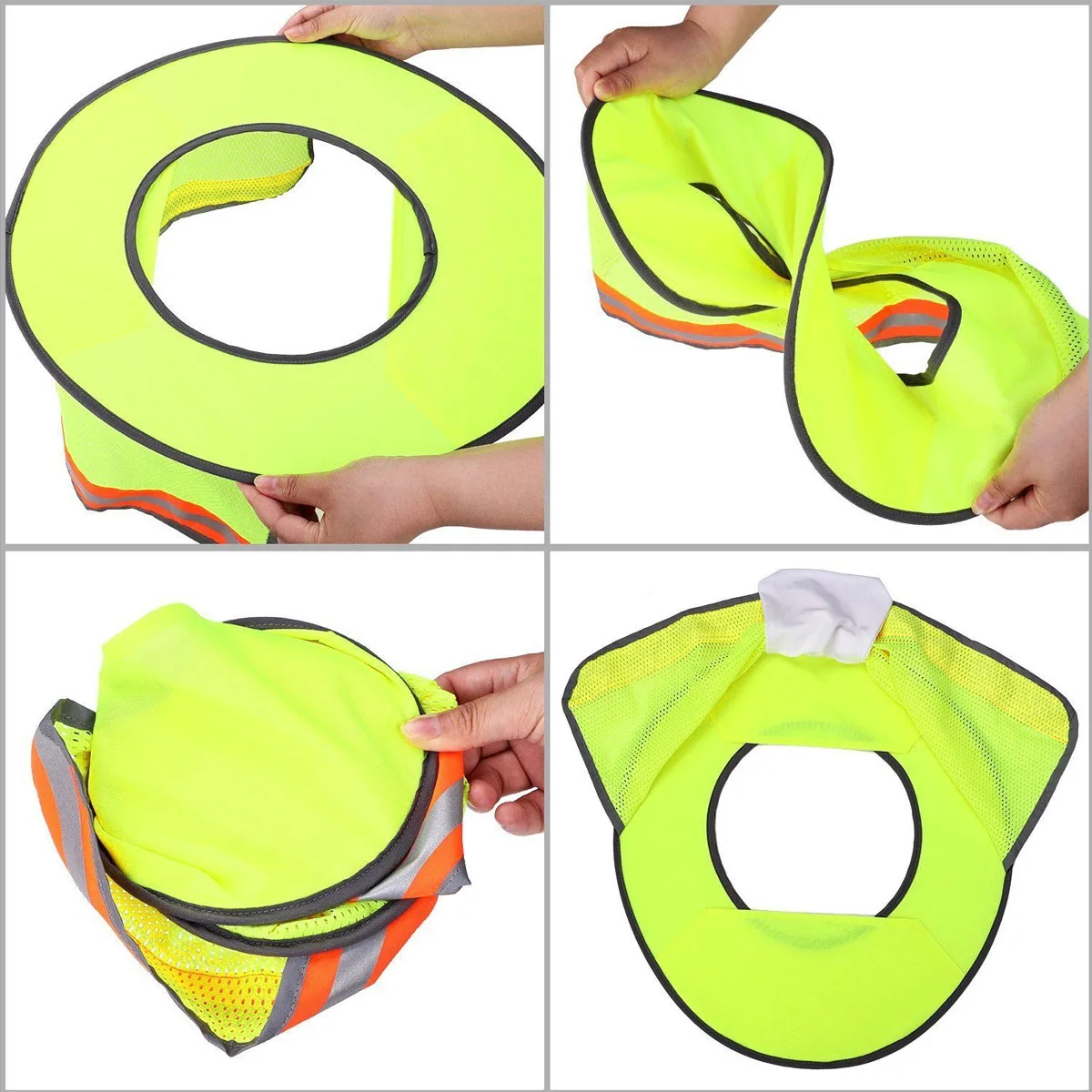 Safurance 1Pc Yellow/Green camo/Blue camo Sunscreen Hard Hat Sunshade Shield With Shield Shade Head Neck Nape Outdoor Protection