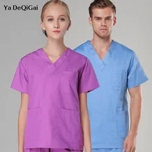 Унисекс медицинская хирургическая униформа в больнице Спецодежда для медсестер, топы высокого качества для стоматологической клиники аптека ПЭТ veterinar Форма Новинка