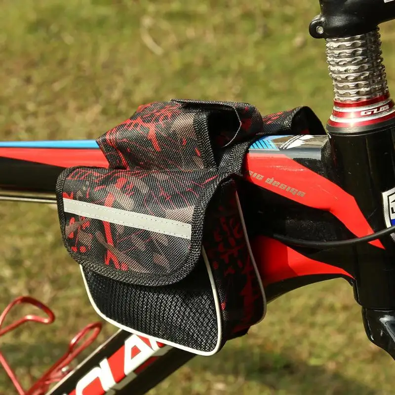Discount Durable Bicycle Frame Bag Cycling Front Head Top Tube Pockets Large Capacity Bike Double Pouch For Mobile Phone Small Things 4 Discount Durable Bicycle Frame Bag Cycling Front Head Top Tube Pockets Large Capacity Bike Double Pouch For Mobile Phone Small Things 4
