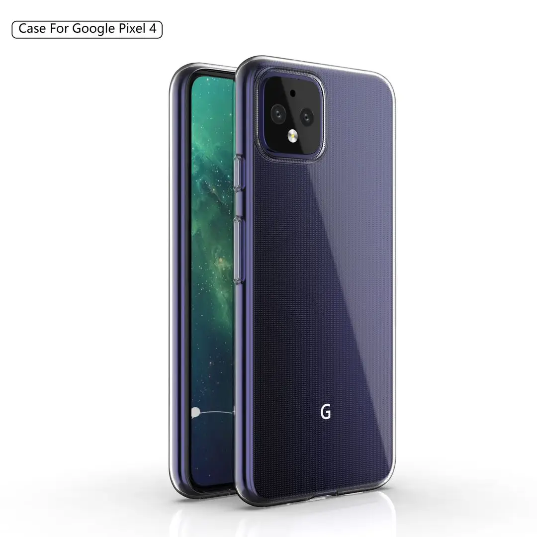 100 шт./лот для Google Pixel 4 XL 4XL чехол для телефона Ультратонкий прозрачный термопластичный полиуретан силиконовый чехол Coque Fundas Capa Pixel4 Pixel4XL