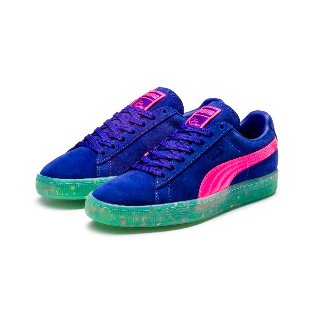 PUMA Suede с тиснением Creeper Для женщин первого поколения Rihanna совместных квалиф