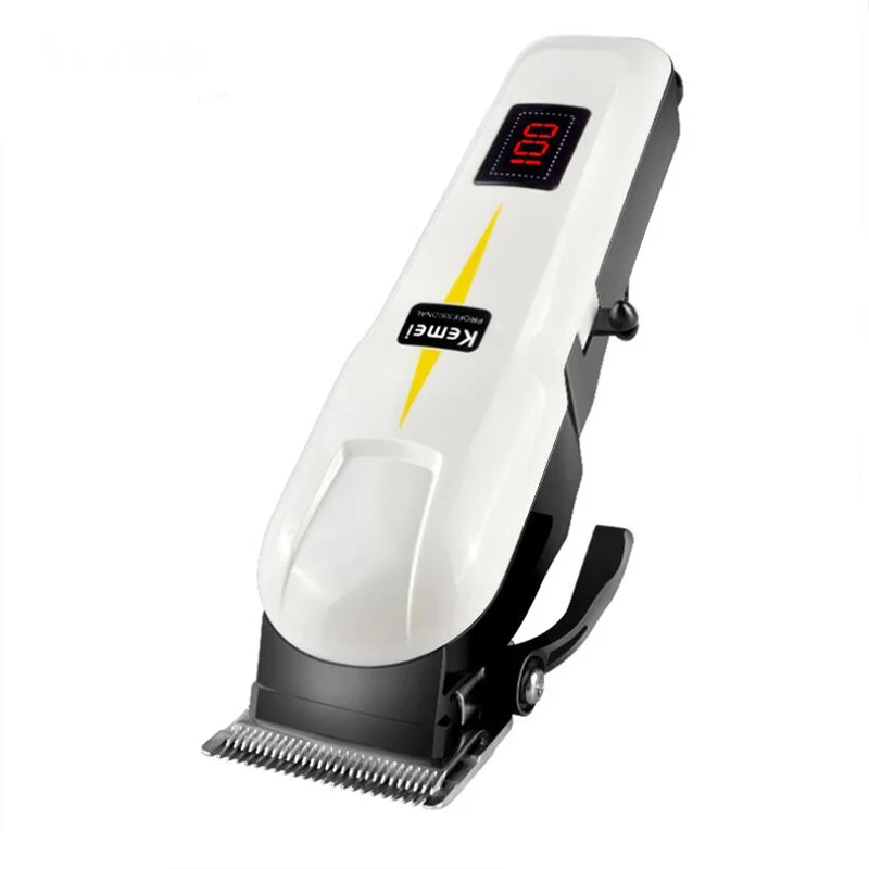 Kemei-Rechargeable-Electric-Haircut-Machine-Professional-LCD-Display-Hair-Clipper-Cordless-Electric-Hair-Trimmer-KM-809A