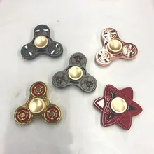 Fidget Finger One Piece Captain American Tri font b Spinner b font Naruto EDC Toys Finger