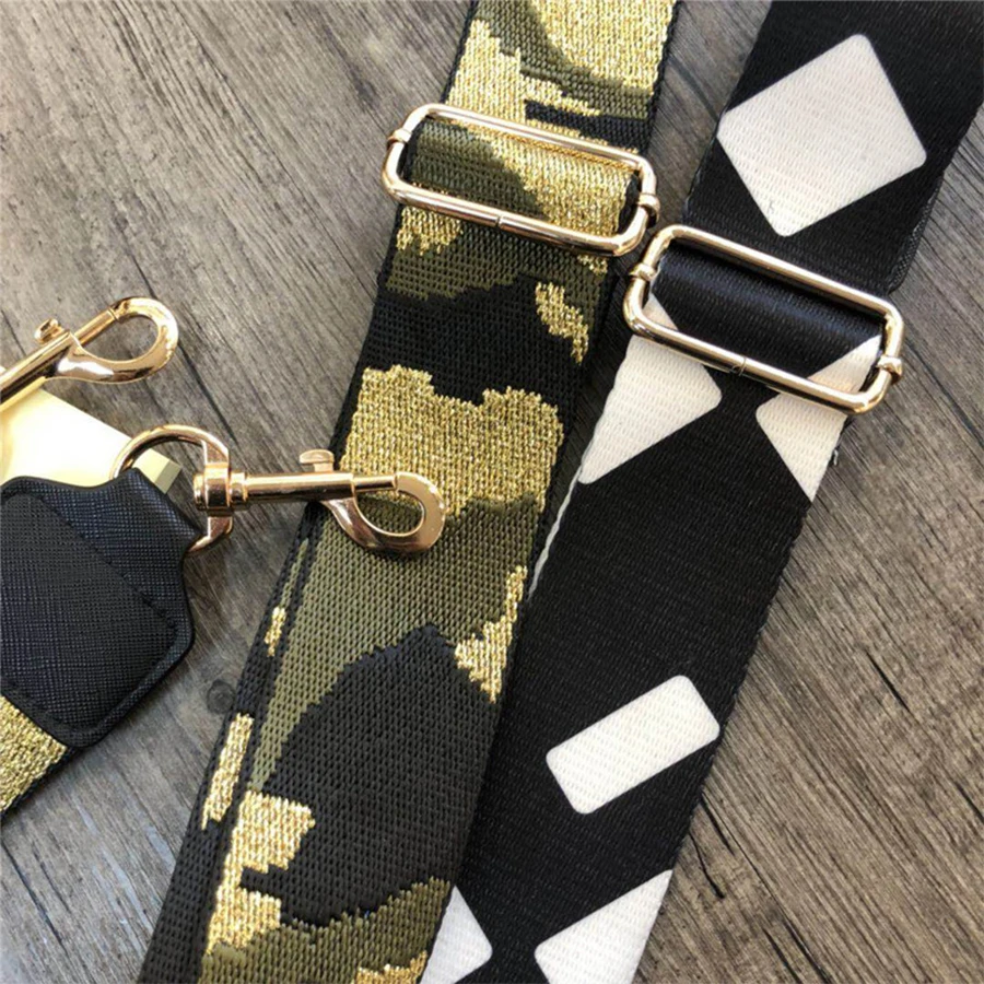 DUSUN Rainbow Bag Straps Handbag Belt Wide Shoulder Bag Strap Replacement Strap Accessory Bag Part Adjustable Belt For Bag 120cm