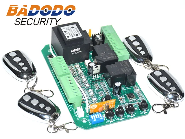 Universal Sliding Gate Opener Ac Motor Control Unit Pcb Controller Universal Sliding Gate Opener Ac Motor Control Unit Pcb Controller Circuit Board Electronic Card With Pedestrian