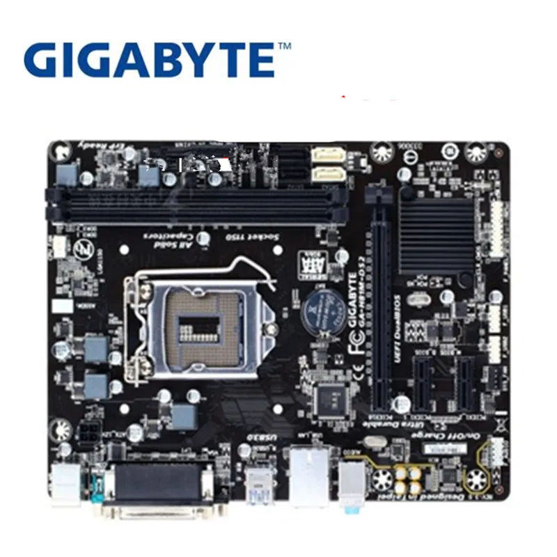 

GIGABYTE GA-H81M-DS2 Desktop Motherboard H81 Socket LGA 1150 i3 i5 i7 DDR3 16G Micro-ATX UEFI BIOS Original Used Mainboard