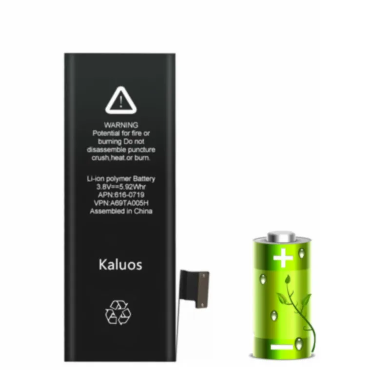 Оригинальный литий ионный полимерный аккумулятор KALUOS для Apple iPhone 5 стандартная