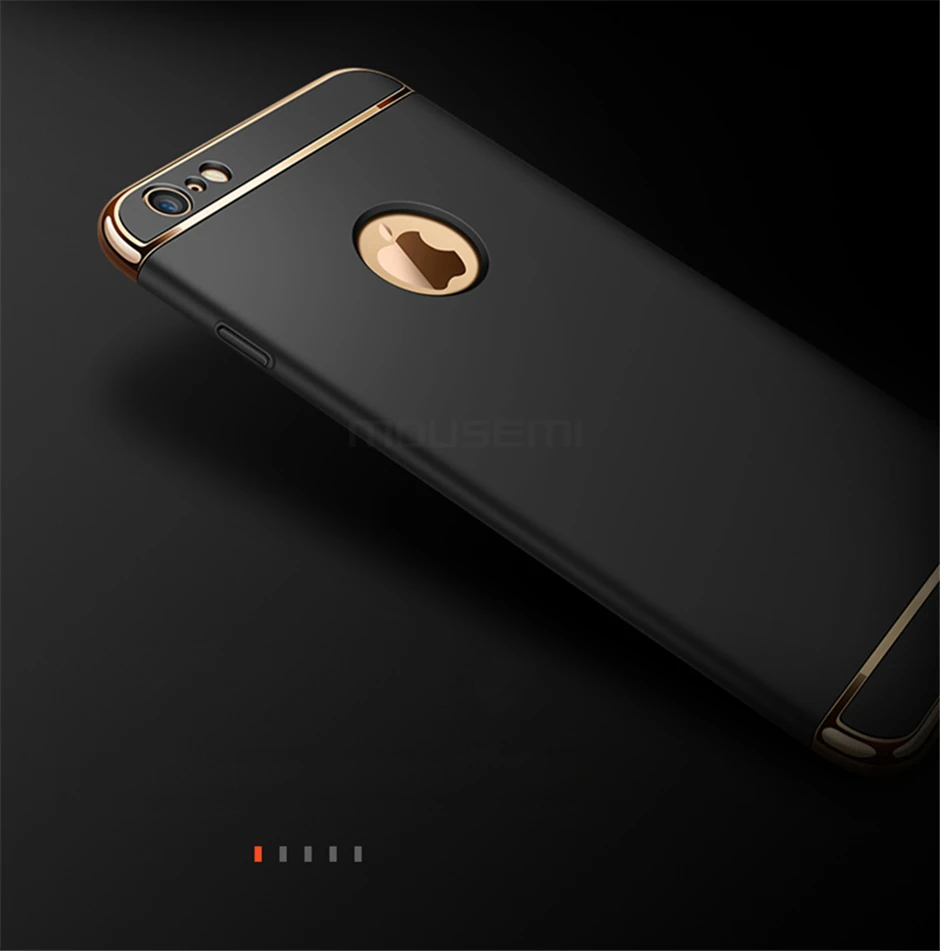 3in1 Luxury Plastic Shockproof Case For iPhone 6 6s 7 Plus Hard Plastic Cases For iPhone 6 5 5se 360 Full Protection Case Covers (9)