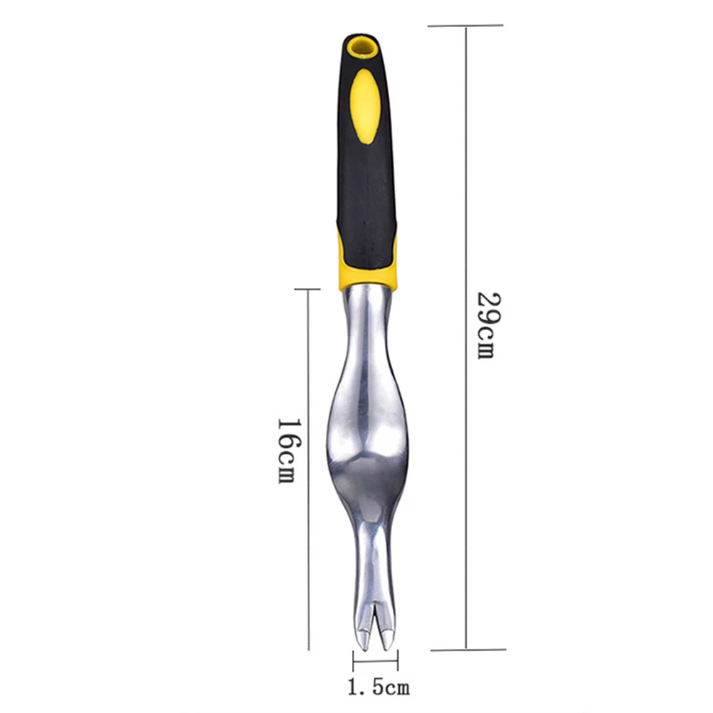 2 шт. садовый инструмент из магниевого сплава утолщенный портативный инструмент для удаления сорняков эргономичная ручка инструмент для резки сорняков острый V Инструмент для прополки