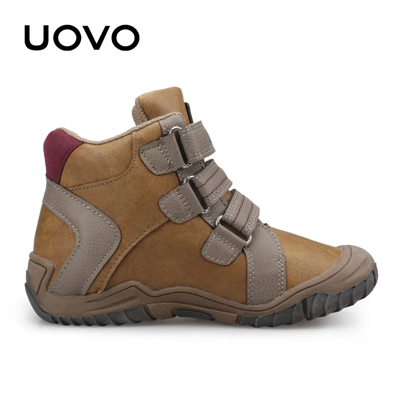 2018 UOVO New Arrival Mid-Calf Boys Shoes Fashion Kids Sport Shoes Brand Outdoor Children Casual Sneakers for Boys Size 26#-36#