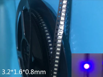 

3000pcs purple SMD 1206 Led Super Bright SMD 3216 purple UV LED Diodes Free Shipping90-410NM 3..2*1.6*0.8MM SMD 1206 LED DIODES