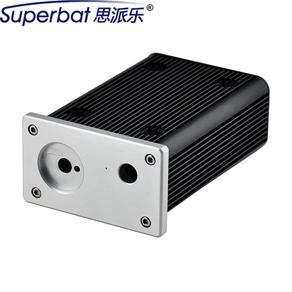 Superbat 4.53&quot3.15&quot1.77&quot Extruded Aluminum 115*80*45mm Electronics Project Case Amplifier Instrument Enclosure HIFI Tube Shell |