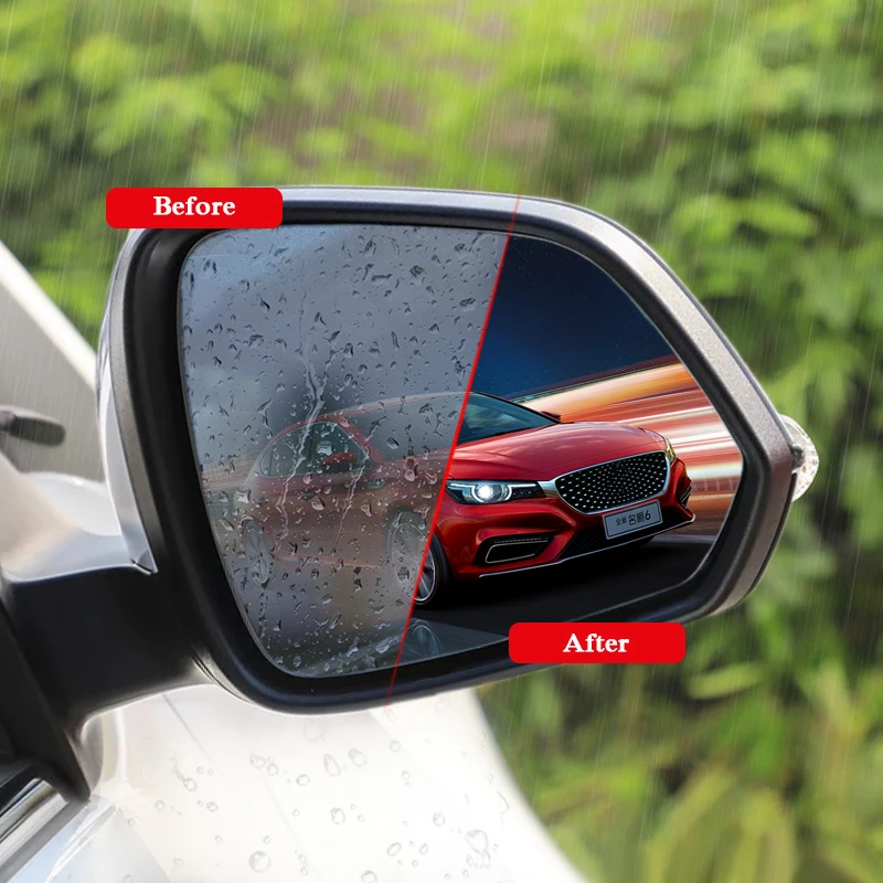 

2pcs Car Waterproof Anti Fog Film Rearview Mirror Protective Film Sticker Window Clear Stickers For MG GS ZS MG6 2015-2019 Film
