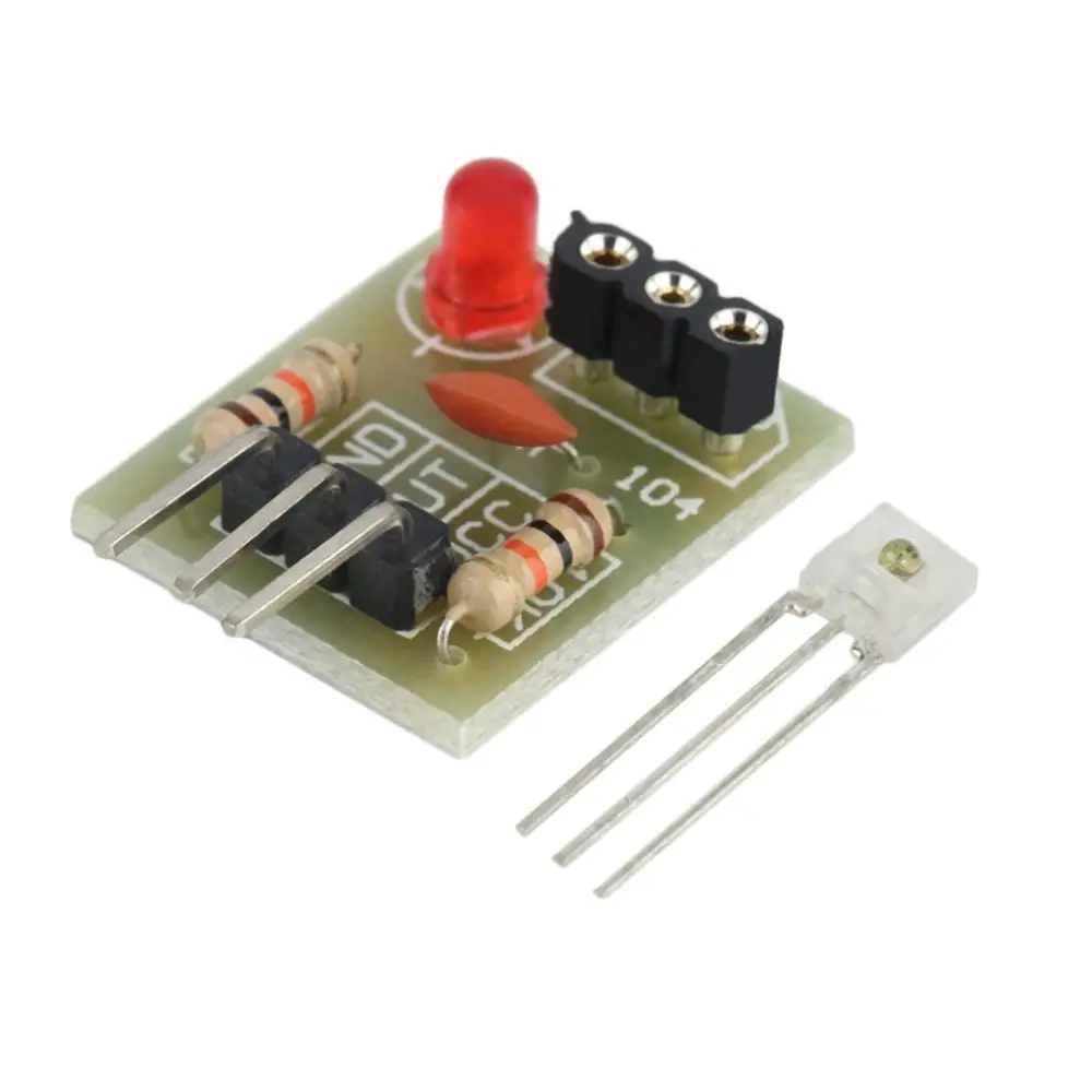 

1 pcs Antique Silver 5V Tube Laser Sensor Module non-modulator Tube Laser Receiver Best Usage In Ray Sensor
