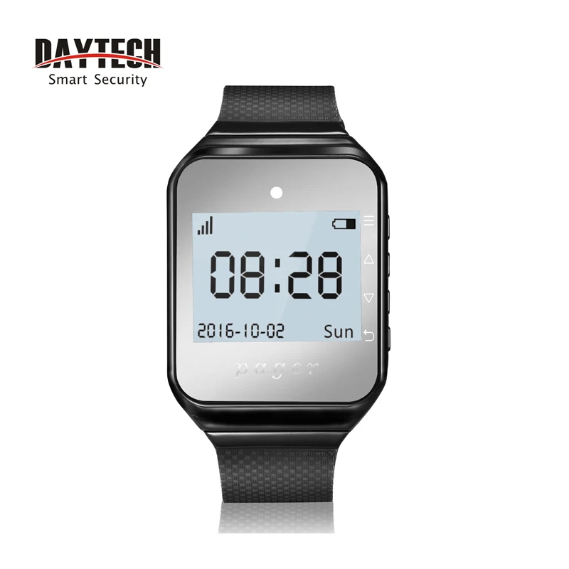 Беспроводная система вызова DAYTECH наручные часы пейджера поддержки коастер