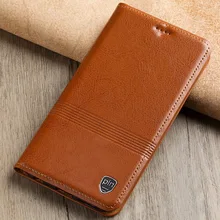Top Genuine Leather Case For Asus ZenFone 3 Max ZC553KL / ZC520TL Flip Stand Magnetic Cowhide Mobile Phone Cover + Free Gift