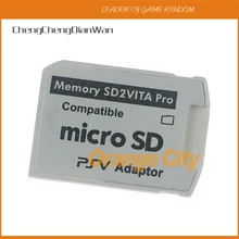 Para sd2vita pro adaptador 5.0 sd micro slot de transferência de cartão de memória para ps vita psv 1000 2000 para psv1000 psv2000 chengchengdianwan