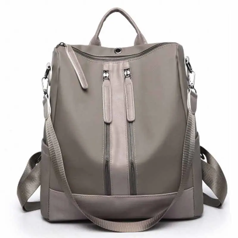 

PU Leather Backpacks 2018 Fashion High Quality Mochila Escolar School Bags For Teenagers Girls Top-handle Anti Theft Backpack