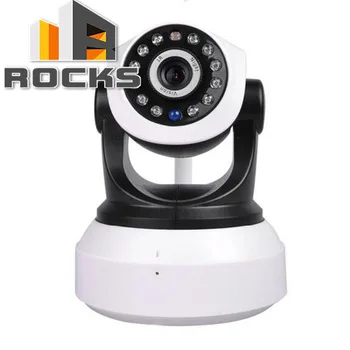 Wireless Security Camera 720P Pan-Tilt IP CCTV Camera Network Security with Night Vision Alarming Function