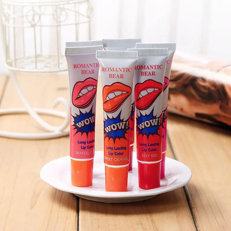 

DIY Waterproof Peel Off Mask Tint Pack Beauty Makeup Tattoo Magic Peel Off Mask Tint Long Lasting Waterproof Lip Gloss