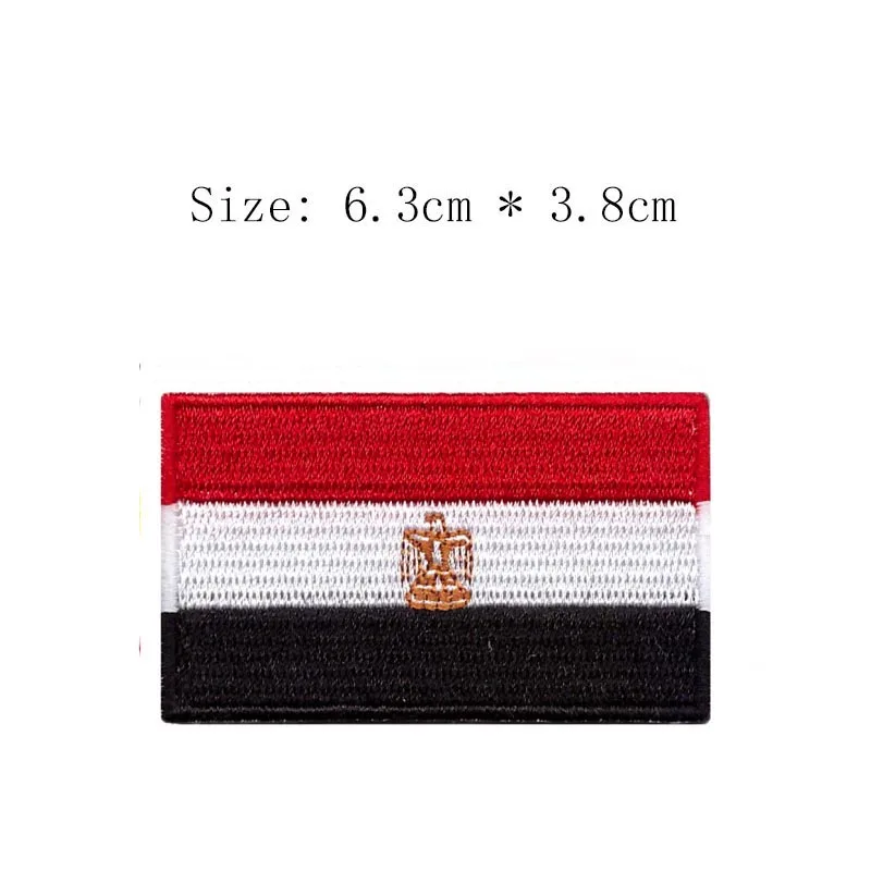 Египетский 2," широкий вышивной Флаг патч Орел Саладина железная левая нагрудная Эмблема для значков мотоцикла