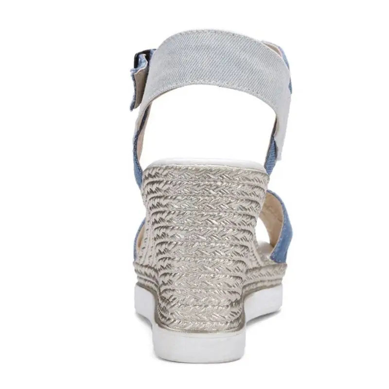 Босоножки женские на танкетке с ремешком щиколотке размеры 34 39|Боссоножки и