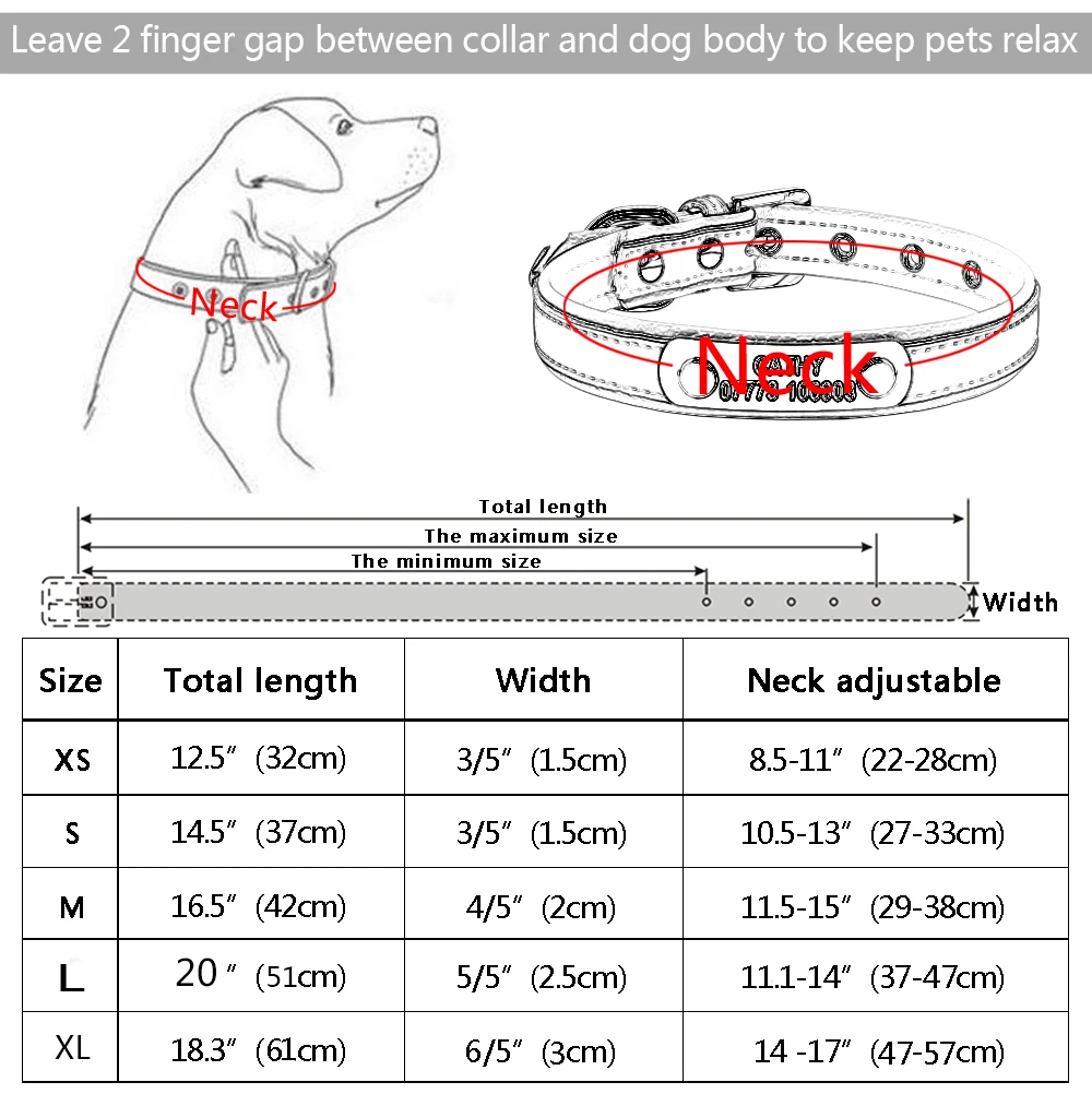 Индивидуальный ошейник для собак, кожаный ошейник для собак, щенков, индивидуальный ошейник для кошек для маленьких и средних собак, выгравированное имя и номер телефона