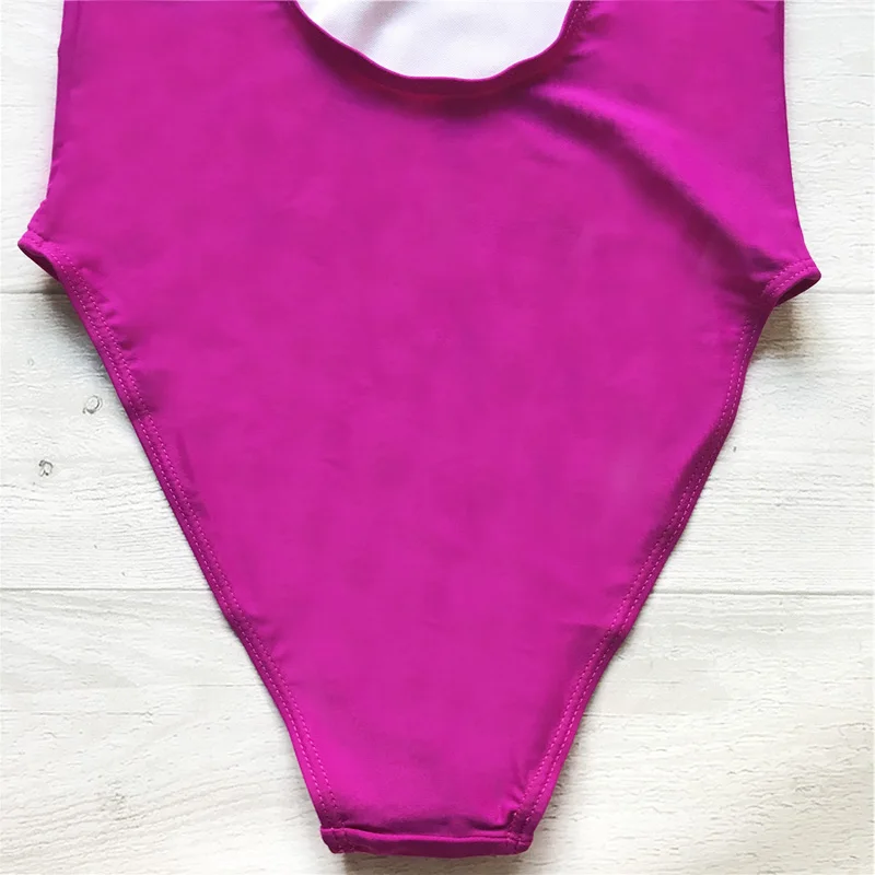 Пользовательский текст цельный купальный костюм летний купальный костюм плюс размер одежда для плавания женский сексуальный боди Монокини Пляжная одежда купальный костюм для девочек красный