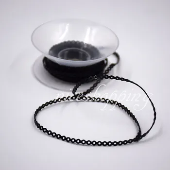 

OSLDENT Dental Ortho Elastic Ultra Power Chain Rubber Braces Bands Long/Short/Continuous Black