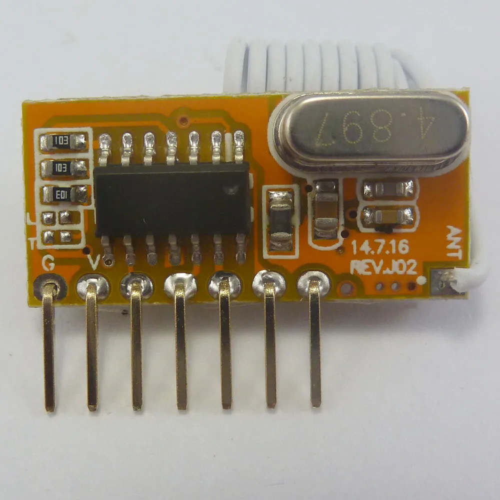 Dc 5v 315MHz 4-канальный EV1527 PT2262 модуль декодирования Беспроводной RF приемник