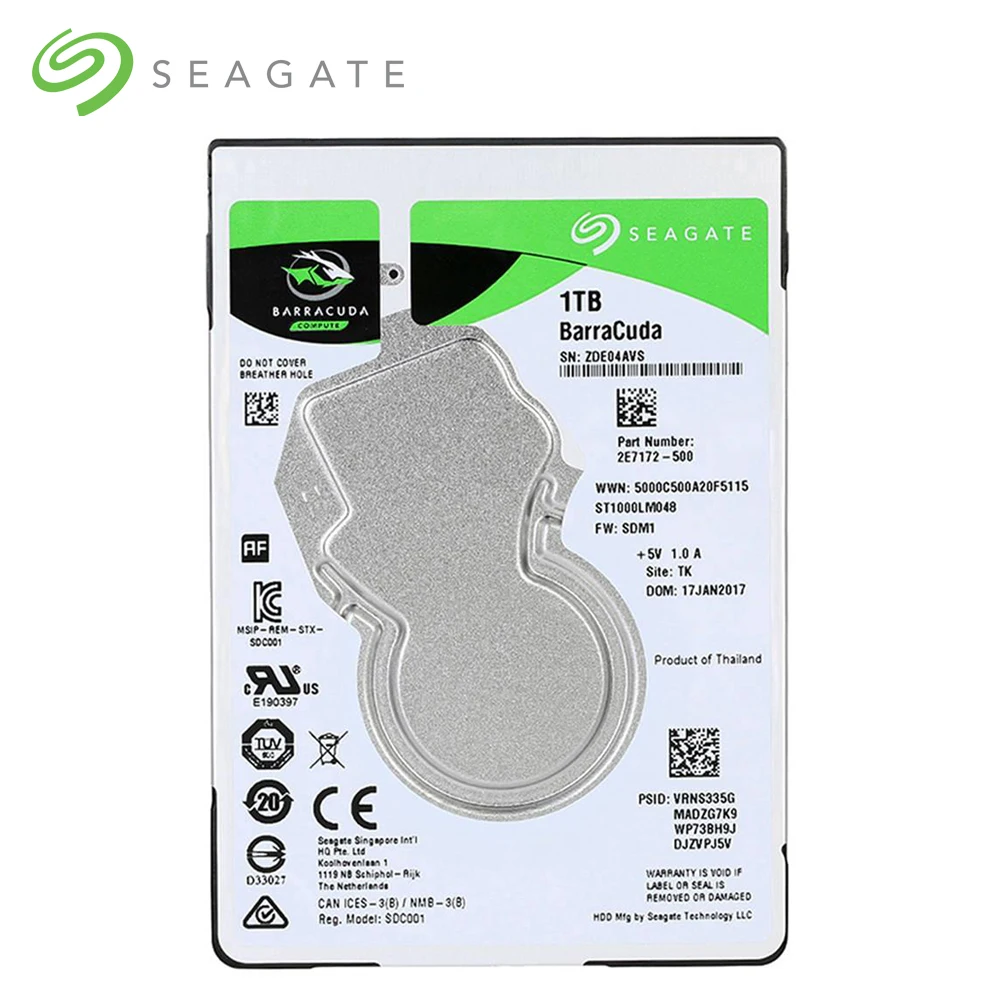 Оригинальный Seagate 500 ГБ 1 ТБ 2 внутренний жесткий диск для ноутбука 7 мм 5400 об/мин SATA