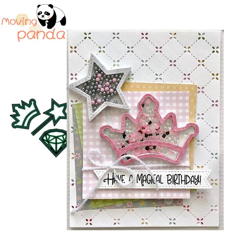 

PRINCESS Metal Cutting Dies For Scrapbooking Practice Hands-on DIY Album Card Craft Decoration