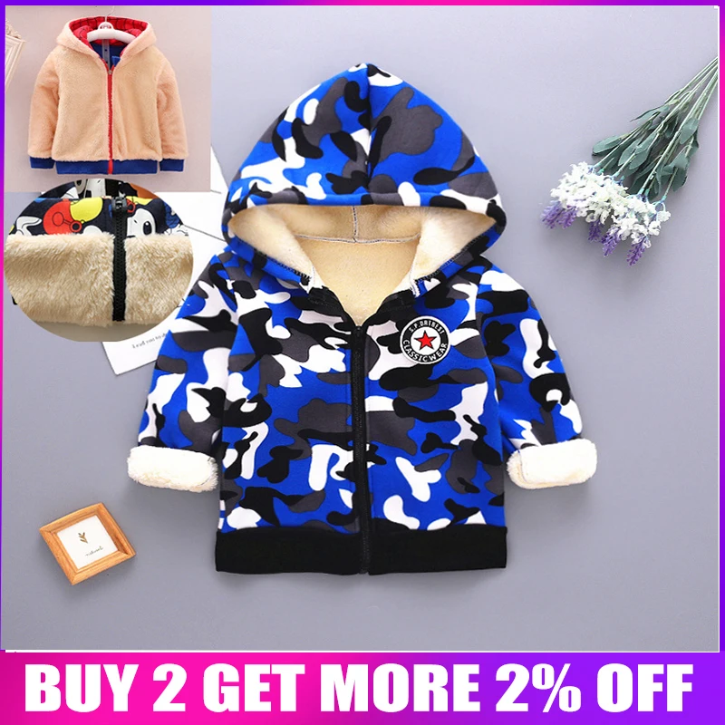 

BibiCola baby boys winter warm coats casual warm outerwear for infant boys clothing thick outerwear toddle kids cotton jackets