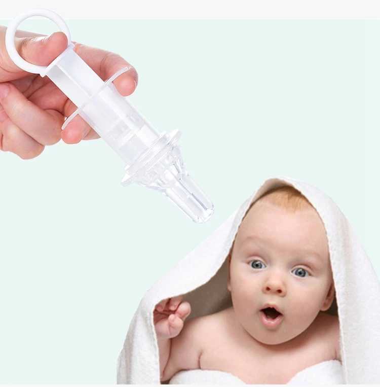 Baby Needle Medicine Dispenser With Measuring Cup PP Syringe Device Drug Feeder Newborn Infant Drug Dropper Kids Medicine Given