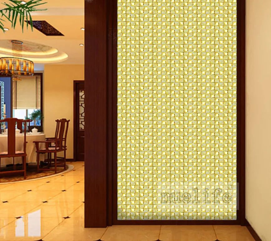 1 шт Золотые Зеркальные Стеклянные Мозаичные настенные наклейки для гостиной, спальни, ванной, магазина, офисной плитки, телевизора, фоновые настенные 3D наклейки на стену