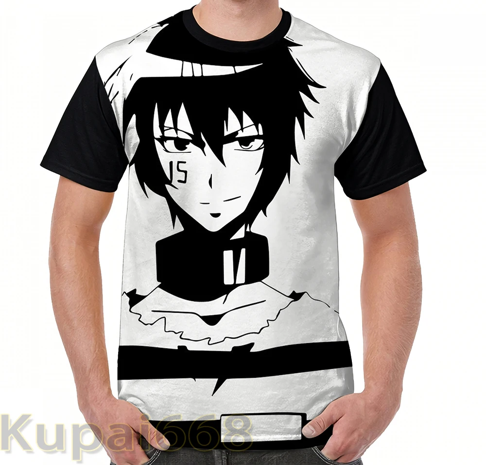 

funny Graphic print t shirt men Tops tees Nanbaka Juugo (NUMBER 15) women T-Shirt Short Sleeve Casual tshirts