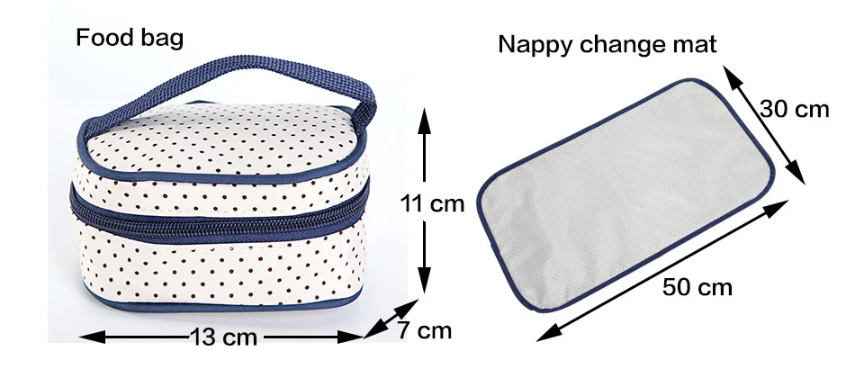 Cuidados com o Bebê Bolsas de Fraldas Bolsa de Fraldas Multifuncional Mãe Grande Capacidade Mochila Maternidade Mudando Infantil 5 Pçs - Set 7 Bolsas para fraldas