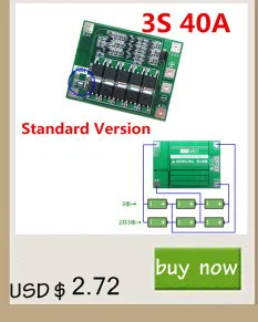 1 шт. 3 S 20A литий-ионный Батарея 18650 Зарядное устройство pcb защиты БМС доска для буровых Двигатель 12.6 В lipo ячейки модуль 59 х 20 х 3.4 мм