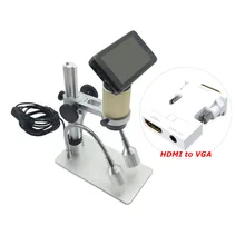 Andonstar ADSM201 HDMI Microscope 1080 PLong Objet Distance Microscpe avec 3 “Moniteur et VGA Adaptateur