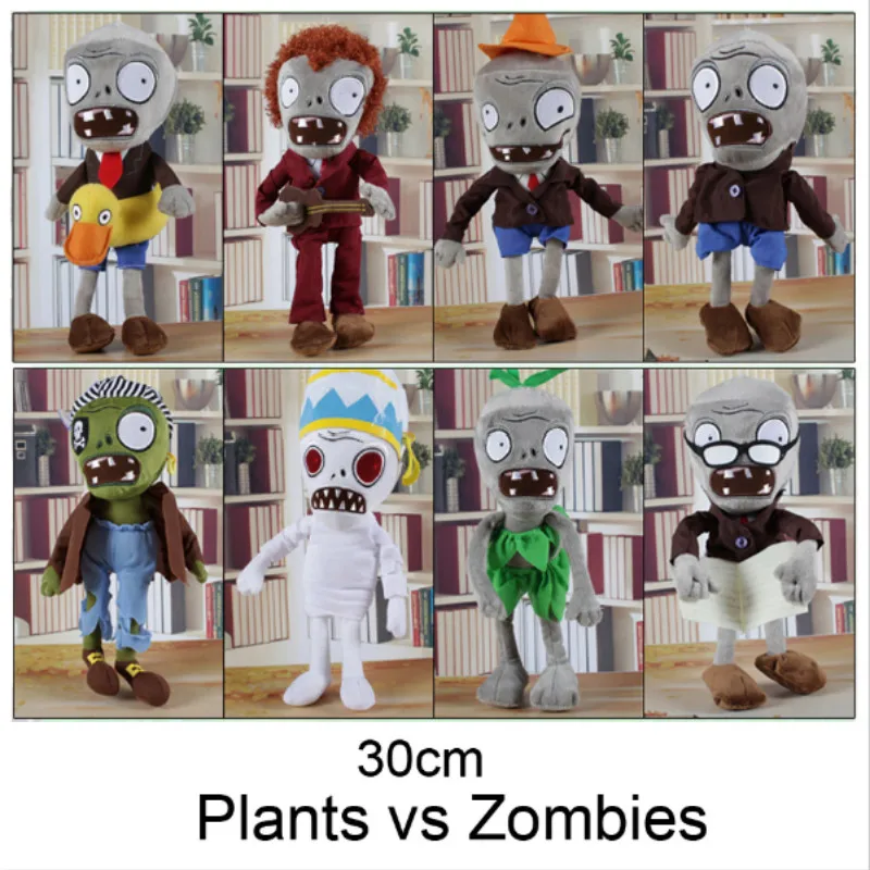 NEW ARRIVAL 30CM 12 Plants vs Zombies Soft Plush font b Toy b font Doll Game