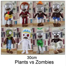 NEW ARRIVAL 30CM 12 Plants vs Zombies Soft Plush font b Toy b font Doll Game