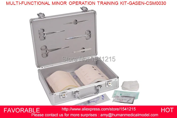 

MEDICAL SKILLS TRAINING TOOLS CARE SUPPLIES TRAINING NURSING MULTI-FUNCTIONAL MINOR OPERATION TRAINING KIT-GASEN-CSM0030