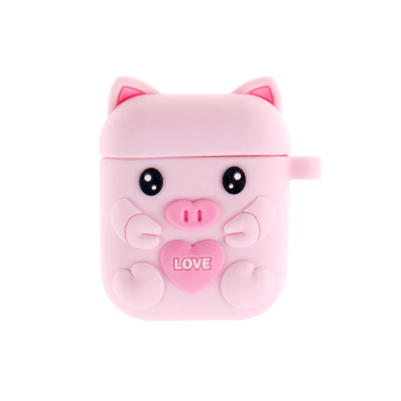 

Cartoon bluetooth wireless earphone accessories qualified silicone earbuds sleeve protective cover case for Apple Airpods 1 2