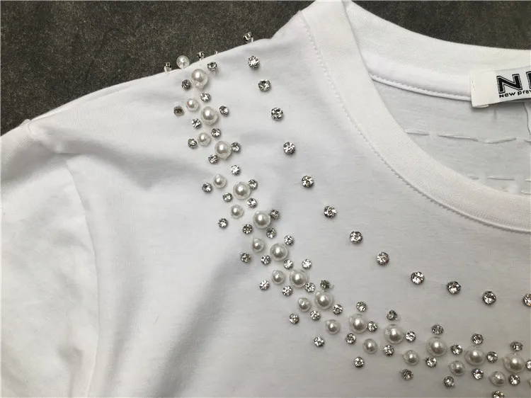 Новинка 19ss мужские джентльменские футболки ручной работы с бусинами, футболки для бурения, хип-хоп скейтборд, уличная мода, хлопковые футболки, футболки, топ kenye G18