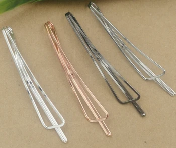 

100pcs/lot mixed color 65mm Europe Korea hairpin word (you can choose color )
