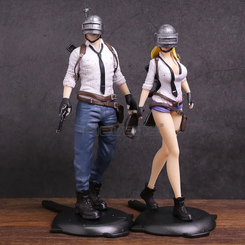  PUBG Playerunknown's BattleGrounds Men / Women PVC Figure Collectible Model Toy
