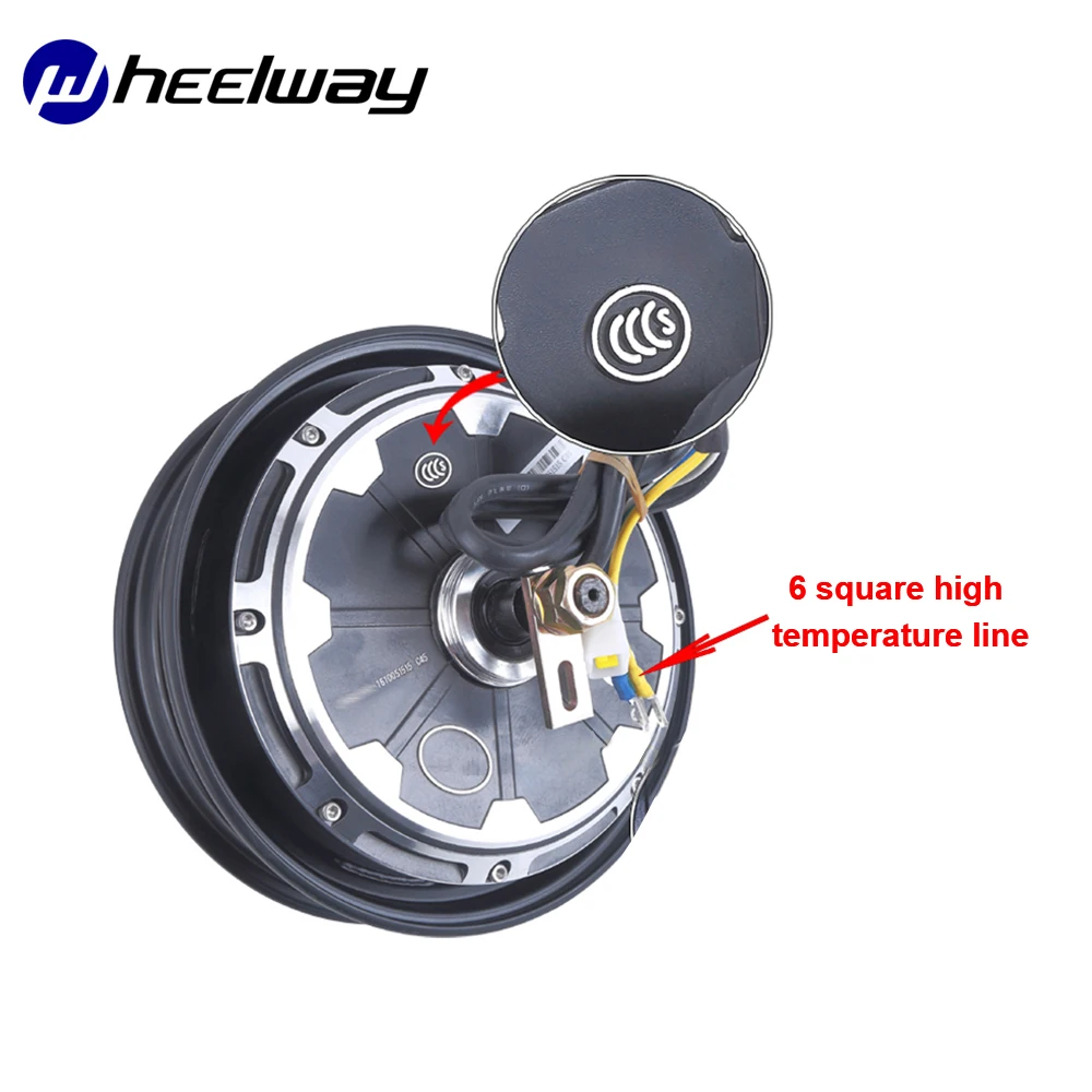 Top Wheelway 10 Inch Electric Motorcycle Hub Motor 800W 1000W 1200W 1500W 2000W 60V/72V Drum Brake Brushless Gearless Hub Motor 2