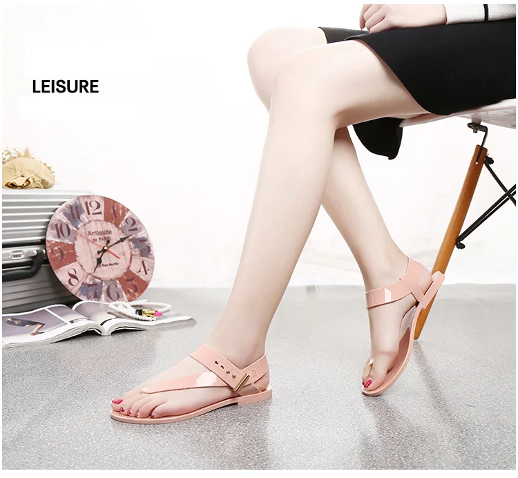 Free Shipping Women Sandals 2016 Summer Bohemia Flat Women Shoes New Fashion Beach Sandals Solid Casual Shoes ST1009 (12)