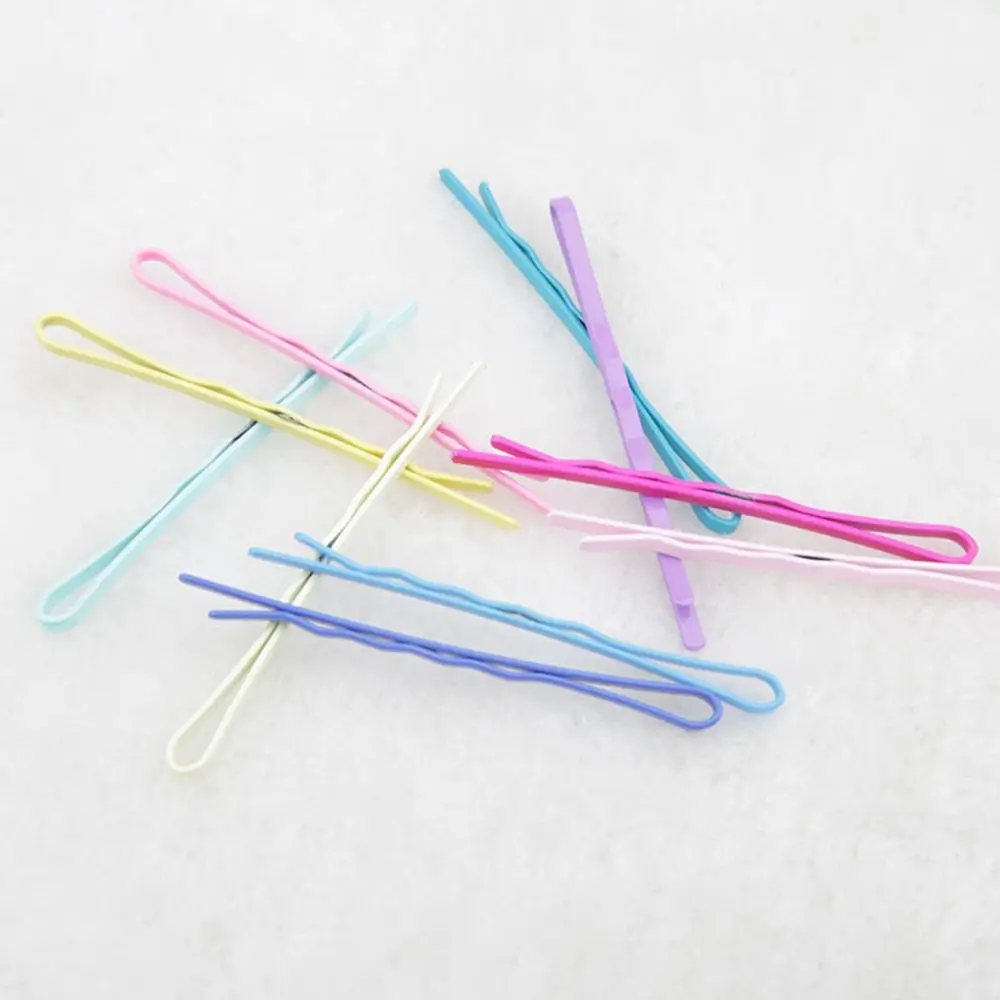 Spiral Side Candy Color Metal Barrette Hair Styling Clip Hairpin Bobby Pin